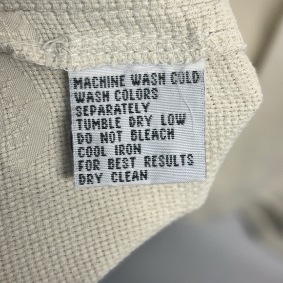 NWT Tommy Bahama Button Down Shirt Cream XXL Sunny Palms Camp Sand Dollar Silk - Picture 5 of 7